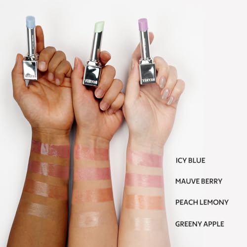 TIRTIR Water Mellow Lip Balm, 04 Greeny Apple, 0.11 Fl Oz – pH Color Changing Organic Korean Lip Care, Lightweight Deep Hydration Lip Moisturizer for Women Men, Paraben Free
