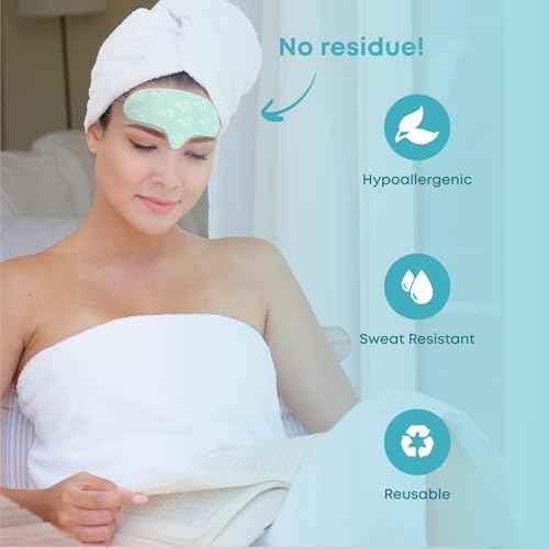 Forehead Wrinkle Patches Reusable | Non-Invasive Wrinkle Treatment for Fine Lines | Works with Face Lift Tape and Eye Patch Kits | Long-Lasting, Gentle Skin Care Solution | Includes Storage Tin