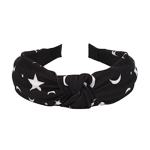 Ardorchid Halloween Headbands for Women Girls Ghost Skeleton Pumpkin Spider Web Black Star Moon Hairbands (4PCS Halloween Headbands)