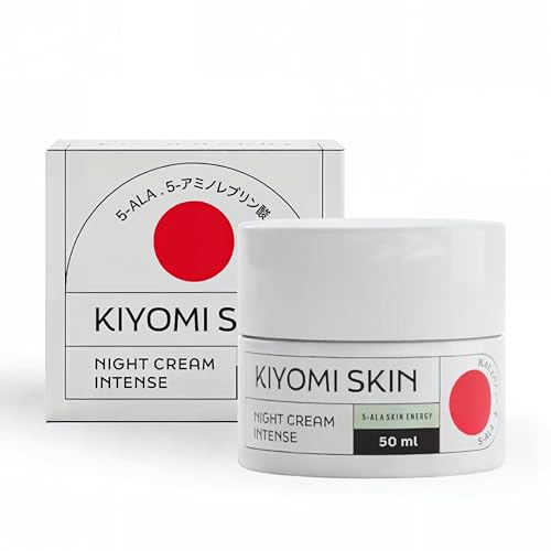 Night Cream Intense - Overnight Face Cream with 5-ALA, Resveratrol, Ceramides, Peptides - Anti-Aging Facial Moisturizer for Fine Lines, Wrinkles, Skin Barrier - German Made - 1.7 Fl Oz