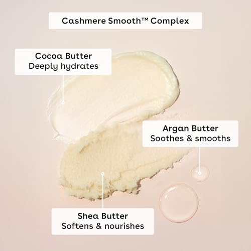 eos Cashmere Skin Collection Post-Shave Smooth Body Cream- Vanilla Cashmere, 72-Hour Hydration, Nourishing, Body Care, Shea Butter, 7 fl oz