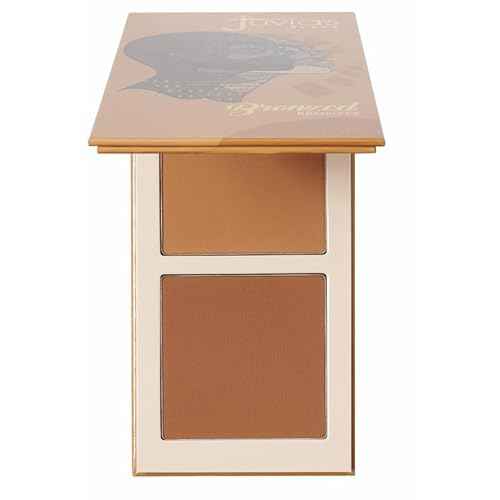 Juvia's Place Bronzed Duo Bronzer Tan - Soft Matte, Contour Powder, Long-Wearing & Buildable Bronzing Powder - Suitable for Tan Skin Tone