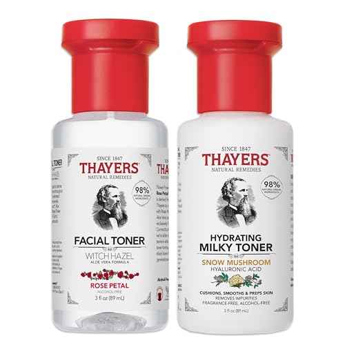 Thayers Purify & Hydrate Skin Care Set, Includes Rose Petal Facial Toner to Reduce Pores and Hydrating Milky Toner for 48H Hydration, 1 Skin Care Kit