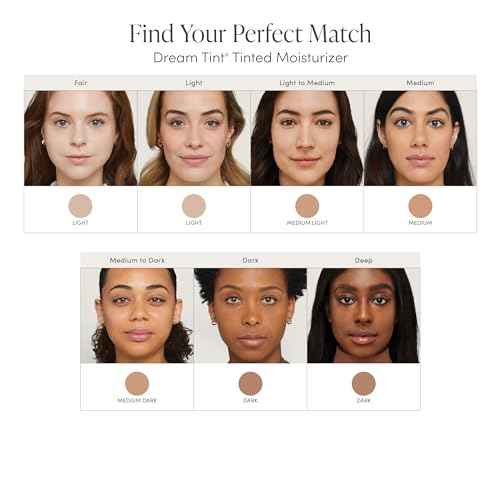 jane iredale Dream Tint, Lightweight Tinted Moisturizer with SPF 15, Provides Sheer Coverage, For All Skin Types, Vegan & Cruelty-Free Makeup