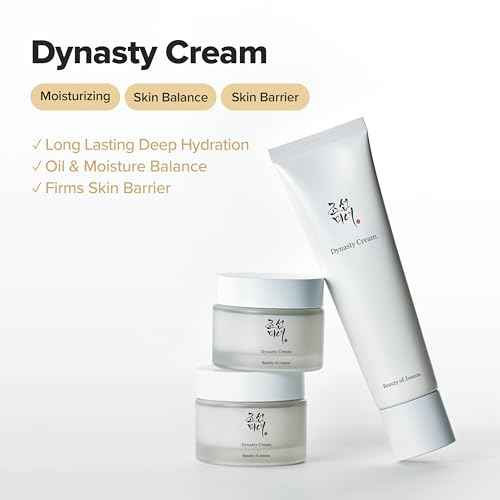 Beauty of Joseon Dynasty Cream Hydrating Face Moisturizer for Dry, Sensitive Skin, Korean Skincare for Men and Women 100ml, 3.38 fl.oz