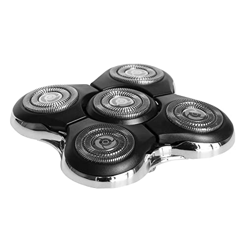 Bundle of Remington Balder Pro Head Shavers for Bald Men, Cordless Shaver, 100% Waterproof for Wet & Dry Shaving, Black + Balder Pro Head Rotary Shaver Head Replacement Assembly