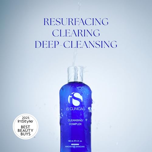 iS CLINICAL Cleansing Complex, 3in1 Gentle deep pore cleanser Face Wash and Makeup remover, Helps Acne-Prone skin
