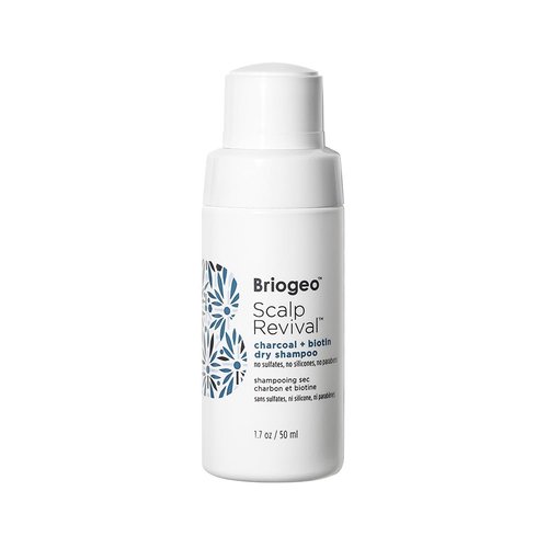 Briogeo Scalp Revival Dry Shampoo - Charcoal & Biotin Powder for Oily Roots | Vegan & Cruelty-Free | 1.7 oz.