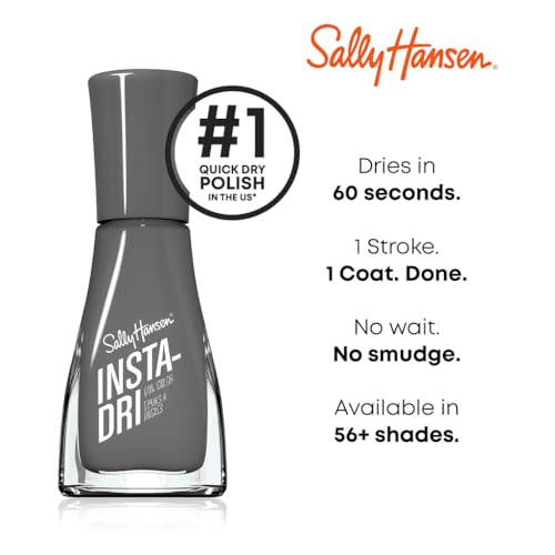 Sally Hansen Insta Dri x GLAAD Nail Polish - Raven Midnight, 0.31 fl oz