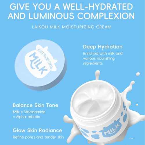 Milk Skin Care Set, Milk Skin Care For Teens 10-12, 9 IN 1 Skin Care For Kids, Kids Skin Care Set For Girls Ages 8-12, Moisturizing & Gentle Skin Care For Kids Age 8-12, Skincare For GIrls10-12