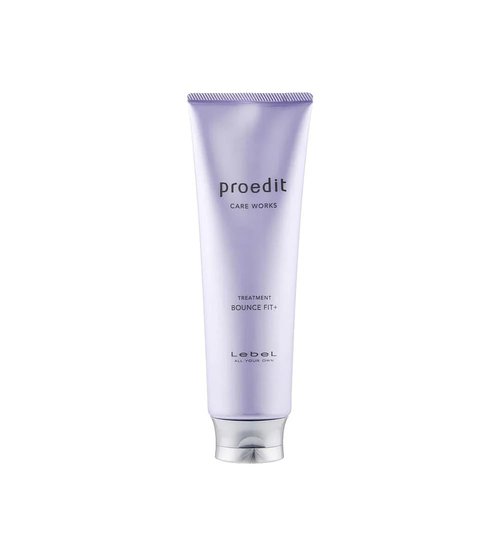 Lebel Proedit Care Works Bounce Fit+ Hair Treatment Mask - Deep Moisture & Elasticity for Dry, Damaged Hair | 8.4 oz