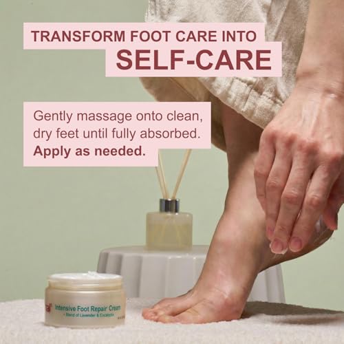 Kerasal Intensive Foot Repair, Skin Healing Ointment for Cracked Heels and Dry Feet, 1 Oz