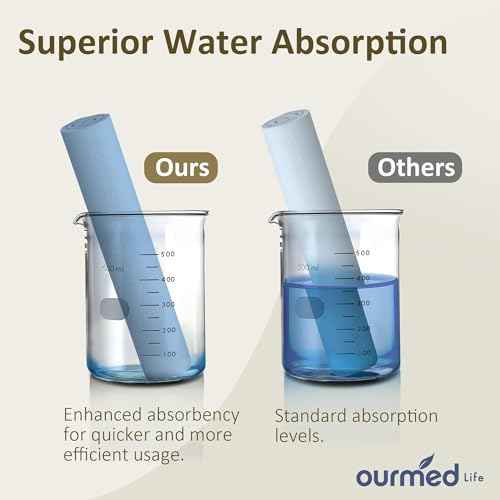 Ourmed Life Face Towels, Disposable Biodegradable Facial Towels for Sensitive Skin, Lint- free Face Wipes for Washing Face, Skincare and Makeup Remover, Dry Wipes, 10"¡¿12" Extra Large, 50 Count