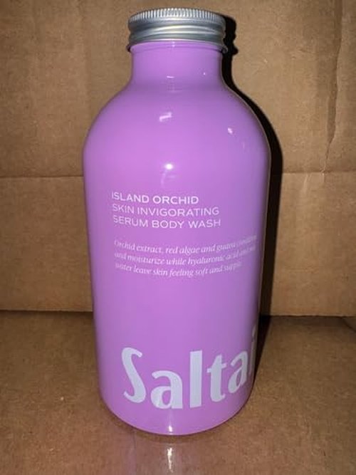 Saltair Body Wash 2-Pack – Moisturizing Body Wash with Squalane & Hydrating Oils – Scented Shower Gel for Men – Black Tide Scent, 2x 17oz – Vegan, Cruelty-Free, Paraben-Free