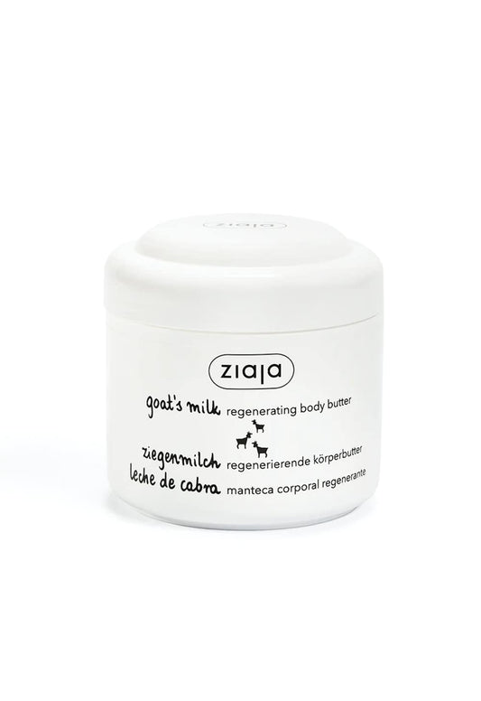 Ziaja Goat's Milk Body Butter - Nourishing Moisturizer for Soft, Hydrated Skin | 7.1 oz