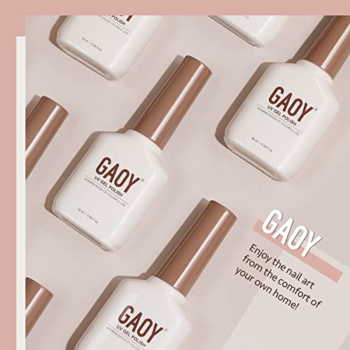 GAOY Deep Blue Gel Nail Polish, 16ml Soak Off Gel Polish, UV Light Cure for Nail Art DIY Manicure at Home, 1532 Midnight Blue