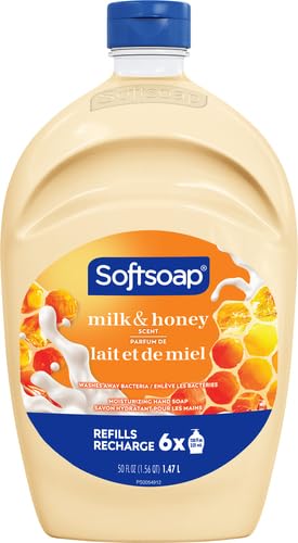 Softsoap Liquid Hand Soap Refill - Milk & Honey Scented, 50 Ounce (Pack of 2)