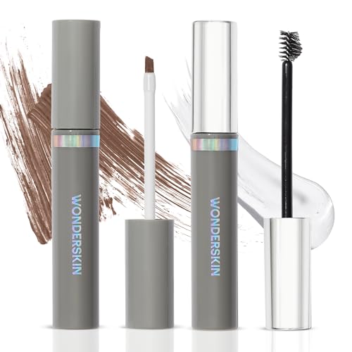 Wonderskin Wonder Blading Brow Stain & Go Masque - Long Lasting Eye Brow Tint, Transfer Proof and Smudge Proof Eyebrow Tint Stain (Blonde)