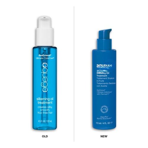 Aquags SeaExtend Silkening Oil Treatment - Nourishing Hair Care, 4 oz | Smooth & Shine Boost