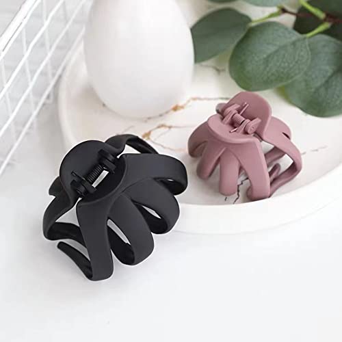 MirthCity Octopus Hair Clips for Women, 5Pcs Black Claw Clips for Thick Hair, Strong Grip Non-Slip Spider Hair Clips, Hair Styling Accessories for Women, Ideal for Various Occasions