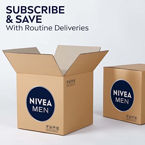 NIVEA MEN Sensitive Calm Liquid Shaving Cream with Vitamin E and Hemp Seed Oil, 3 Pack of 6.8 Fl Oz Pump Bottles