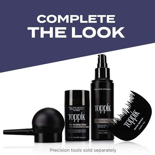 Toppik Hair Building Fibers, Auburn, 1.94 Ounce Fill In Fine or Thinning Hair, Instantly Thicker, Fuller Looking, 9 Shades for Men & Women, Keratin Protein Formula