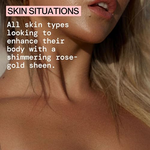 Pacifica Bronzing Body Oil – Crystal Bronze Shimmering Oil for Natural Sun-Kissed Glow, Hydrating Body Illuminator, Vanilla Coconut Scent, Vegan & Cruelty-Free, Clean Beauty, 4 fl oz