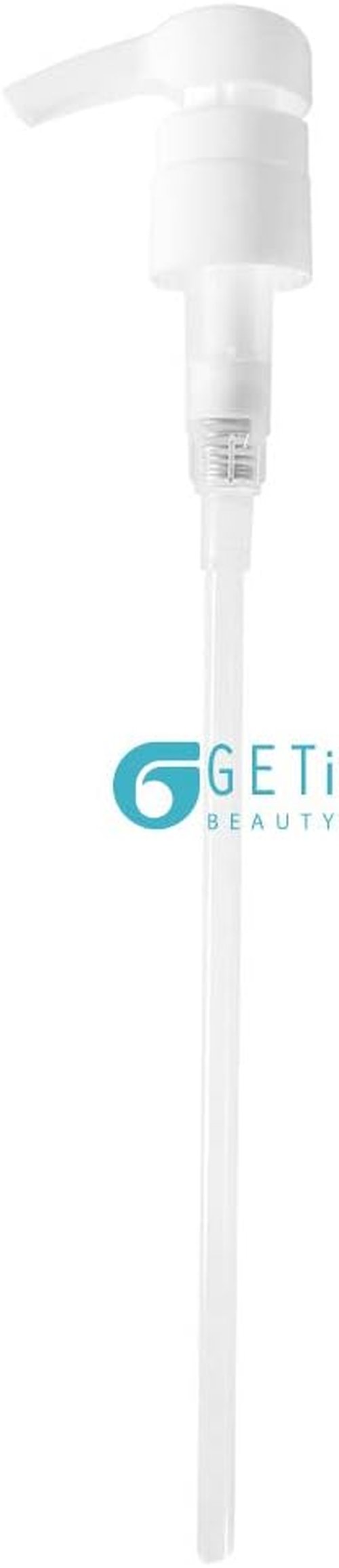 Geti Beauty 2-Pack Shampoo & Conditioner Pump Dispenser - Fits 33.8 oz Salon Bottles | White