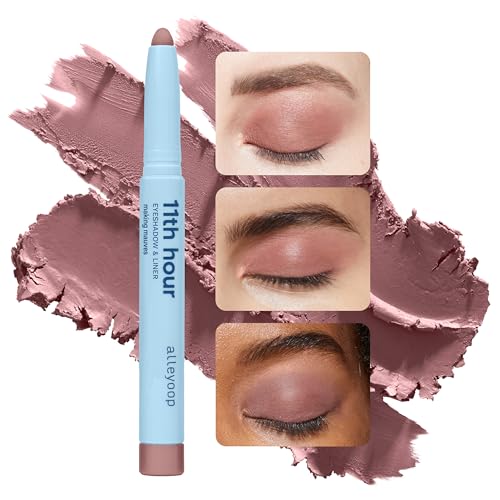 ALLEYOOP 11th Hour Cream Eye Shadow Sticks - Baby Pearl (Shimmer) - Award-winning Eyeshadow Stick - Smudge-Proof and Crease Proof for Over 11 Hours - Easy-To-Apply and Compact for Travel, 0.05 Oz