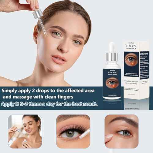 Stye Eye Treatment, Eye Reflief Serum for Styes and Chalazions, Non-Irritating, Eyelid Comfort Serum, Plant-based Formula, , (30ML-1 Fl Oz)