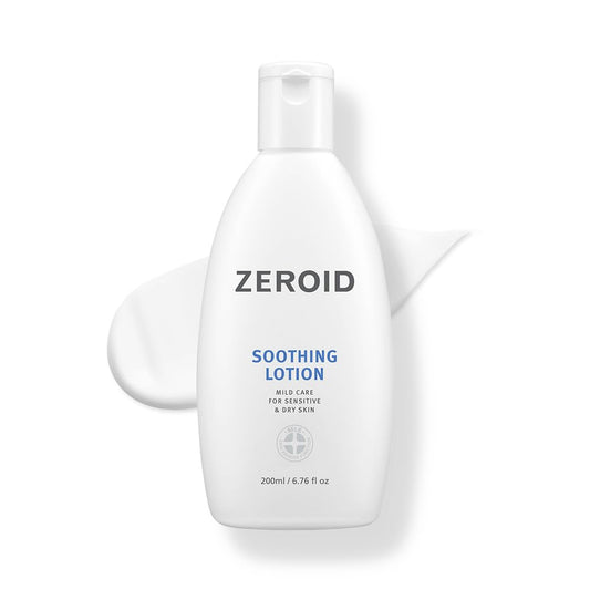ZEROID Soothing Lotion - Moisturizer for Sensitive Skin | Skin Barrier Repair | 6.76 fl oz (200ml)