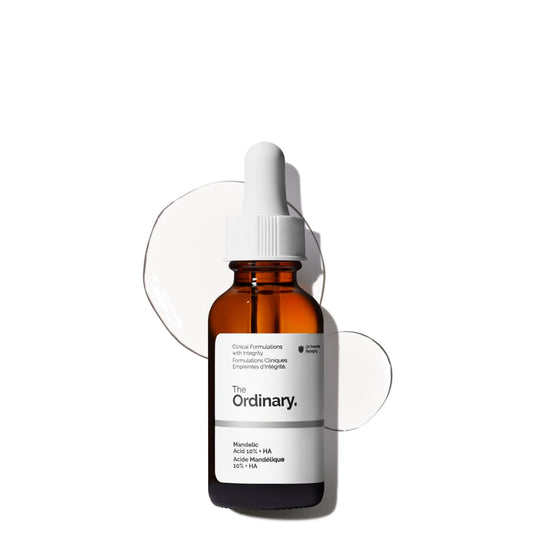 The Ordinary Mandelic Acid Serum - Gentle Exfoliating Formula with Hyaluronic Acid | 1 Fl Oz for Clarity & Hydration