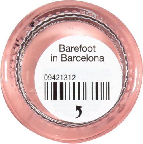 OPI Nail Lacquer, Barefoot in Barcelona, Nude Nail Polish, 0.5 fl oz