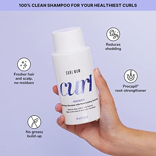 COLOR WOW Cleanse & Quench Wash Day Duo for Curly Hair - HOOKED Shampoo & COCO-MOTION Conditioner