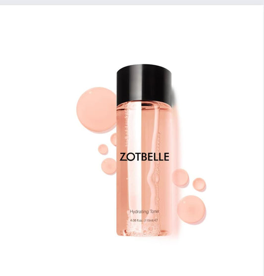 ZOTBELLE Hydrating Toner - Soothing Formula for Soft, Refined Skin | Nourishes & Stimulates Cell Renewal