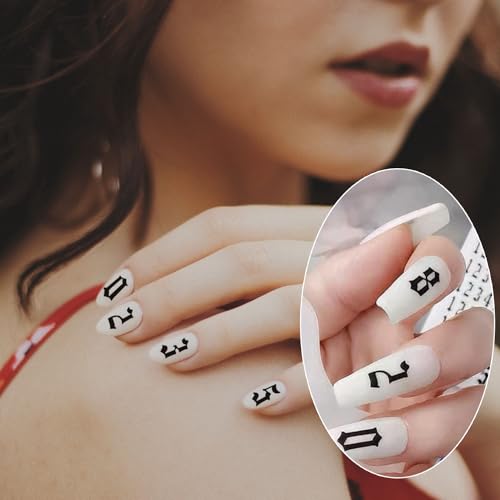 SILPECWEE 6 Sheets 5D Gold Embossed Nail Art Stickers Gem Crystal Irregular Geometric Frames Nail Stickers Designs Hollow Nail Decals Self Adhesive DIY Acrylic Nails Accessories