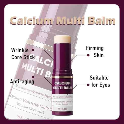 Vingtank 2-Pack Calcium Multi Balm, Calcium Volume Multi Balm, Calcium Multi Balms Stick for ?Face & Neck, Anti-Wrinkle? Hydrating, On-The-Glow Skincare?