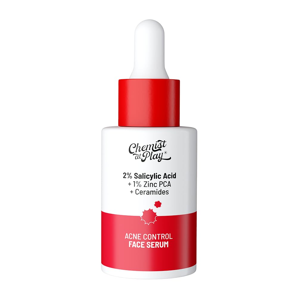 Chemist At Play 2% Salicylic Acid Face Serum - Treats Acne & Controls Oil | Fades Marks | 30ml