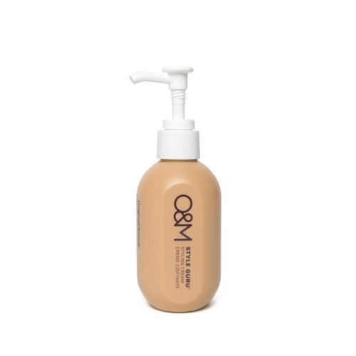 O&M Style Guru Styling Cream - Lightweight Texture for Volume & Shine | Vegan with Macadamia Oil, 150ml