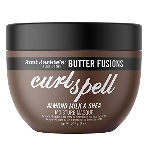 Aunt Jackie's Butter Fusions Curl Spell - Almond Milk & Shea Hair Moisture Conditioning Masque, 8oz