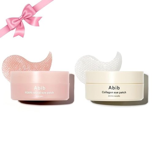 Abib PDRN & Collagen Eye Patch - Anti-Aging Eye Patches with Jericho Rose Jelly | 60 Count
