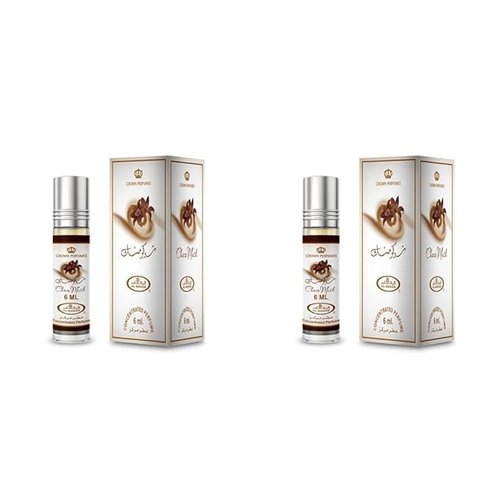 Al-Rehab Choco Musk Concentrated Perfume Rollerball for Unisex, 0.2 Ounce (Pack of 2)