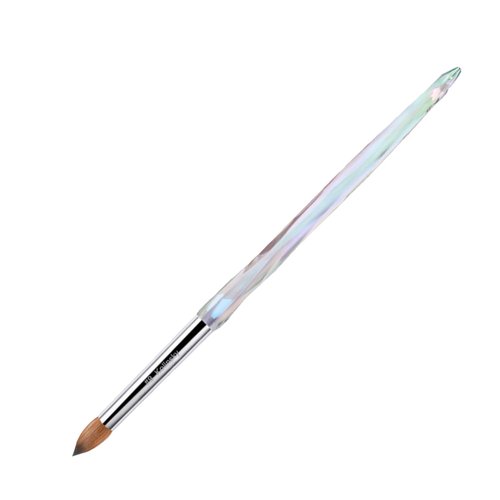 MakarttPro Kolinsky Acrylic Nail Brush #8 - 100% Pure Kolinsky Hair for Superior Liquid Retention | Ideal for Professionals & Beginners
