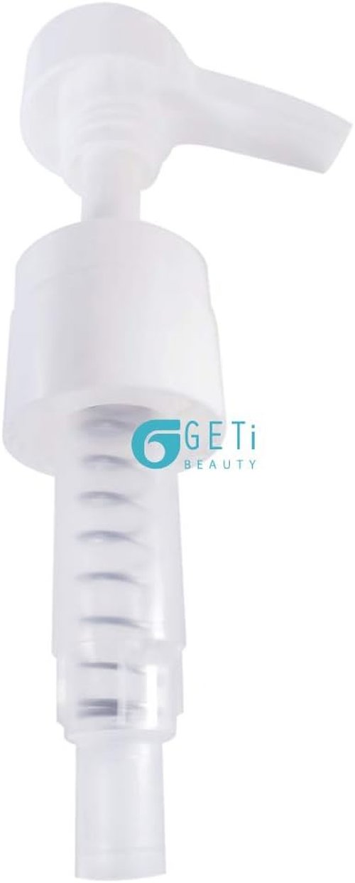 Geti Beauty 2-Pack Shampoo & Conditioner Pump Dispenser - Fits 33.8 oz Salon Bottles | White