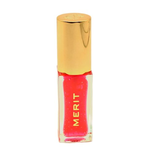 MERIT Shade Slick Gelée - Sheer Tinted Lip Oil for Hydration & Shine | Les Deux Color Option