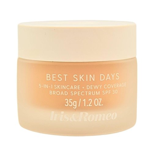 IRIS&ROMEO Best Skin Days Tinted Moisturizer SPF30 - Vitamin C & Hyaluronic Acid - 5 Light Medium