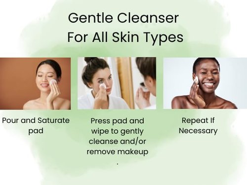 Essentially Kate's Micellar Cleansing Water - Hydrating Makeup Remover with Hyaluronic Acid & Tea Tree, 16.9 Fl Oz for Sensitive Skin | Eyes, Face & Lips