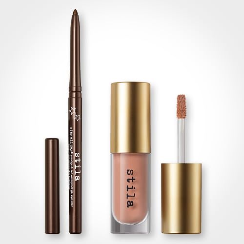 Stila Sandy Matte Liqua Play Eyeshadow & Stay All Day® Gel Liner Bundle | Long-Wear Eye Makeup for Blue Eyes
