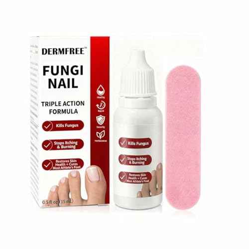 Fungi Nail Toenail Treatment Extra Strength,Toenail Renewal Serum, Nail Conditioning Solution for Thick&Discolored Nails, Quick-Dry Dropper, Safely & Gently for Healthier Nails,