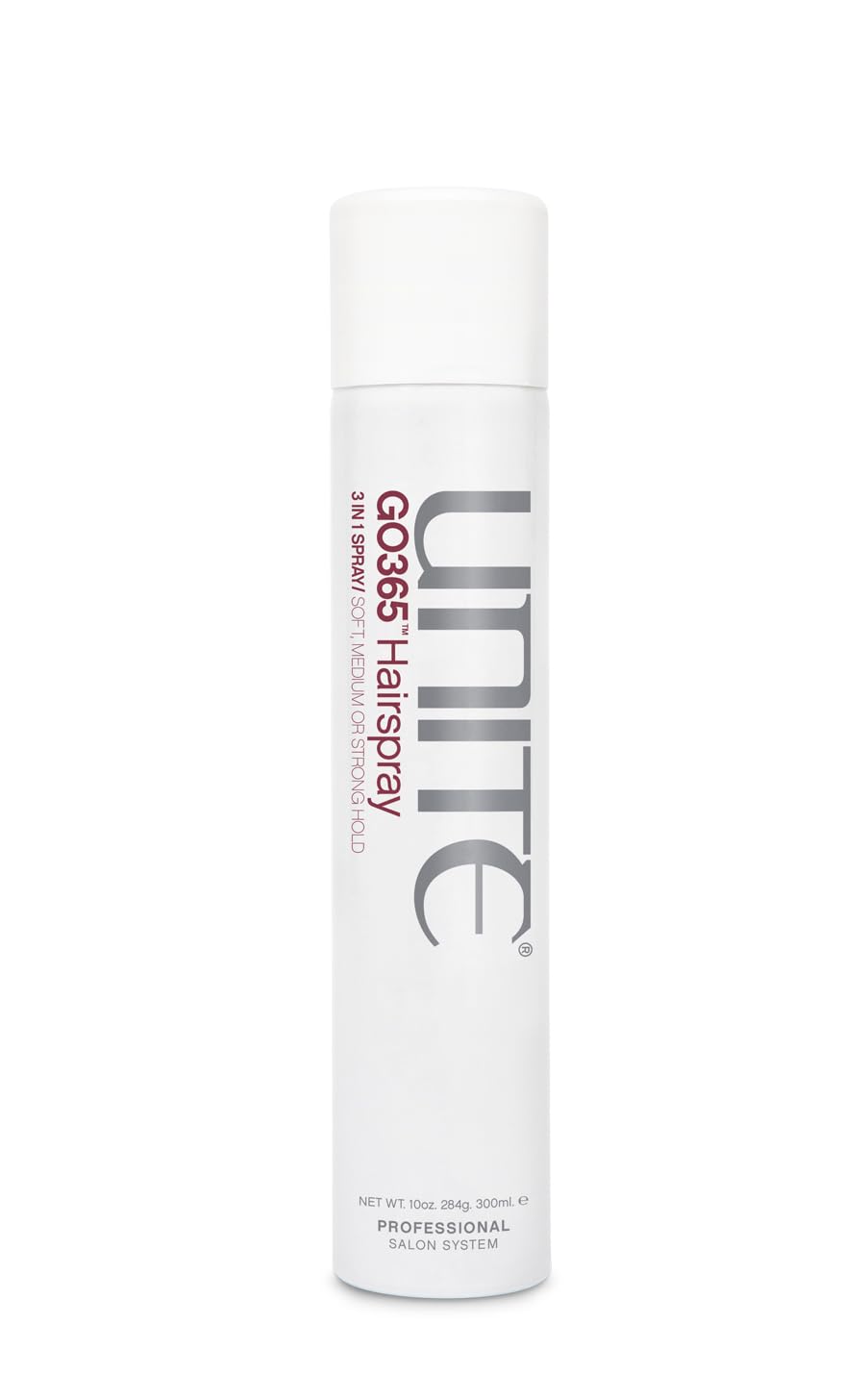 UNITE Hair GO365 Hairspray - 3-in-1 Adjustable Styling Spray for Flexible to Strong Hold - 10 Oz